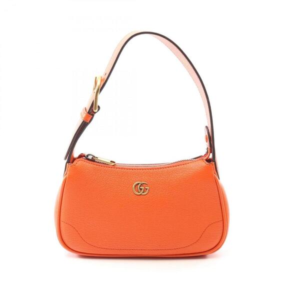 GUCCI Orange Leather GG Marmont Bag - Picture 1 of 6